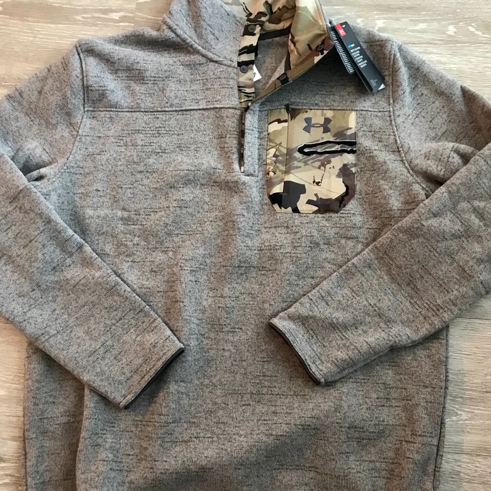 Men’s Under Armour Specialist Henley Sweatshirt XL